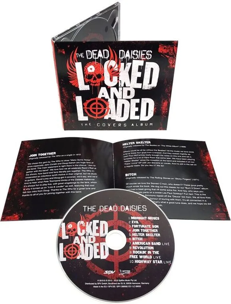 Disque Compact Hard Rock The Dead Daisies Locked and Loaded en boîtier