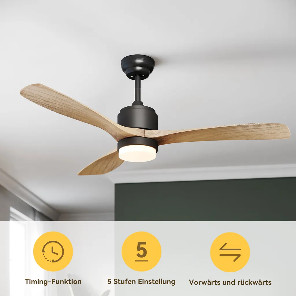 Ventilateur de plafond silencieux 132 cm : fini la chaleur et le bruit