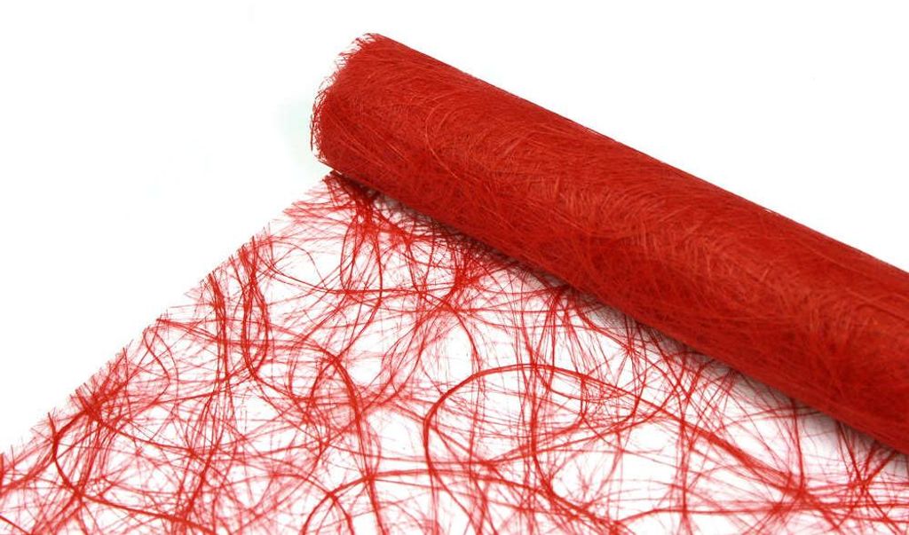 SIZOWEB® Vlies Tischläufer Tischband 30cm/25m Feuer-Rot Produktbild 