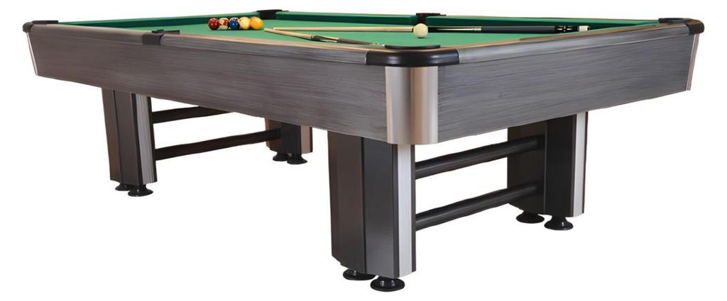 Pooltisch Spieloberfläche Billardtisch Luxus Grau Spieltisch Freizeittisch 9ft