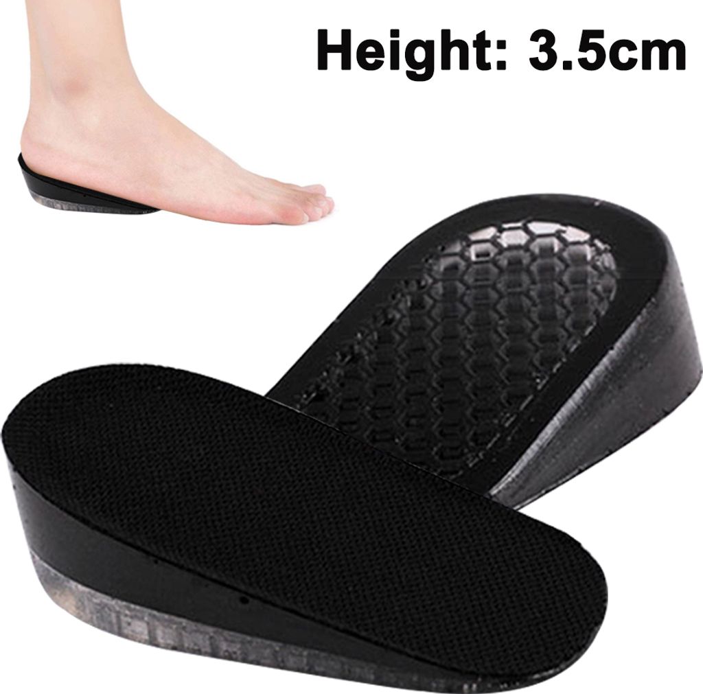 1 Paar Gel Höhe erhöhen Einlegesohlen, Stoßdämpfer Fersenkissenpolster, Höhe Lift Schuhe Einsätze für Männer & Frauen