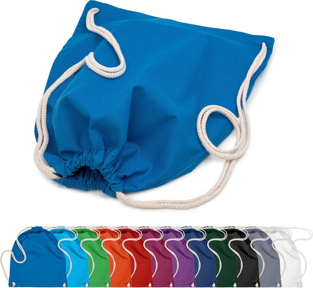 Baumwoll Turnbeutel 37x46 Sportbeutel Zuziehbeutel Gym Sack Produktbild 2