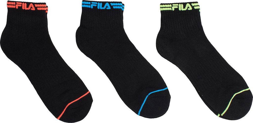 Fila 3er-Pack Viertelsocken F2523 für Damen und Herren