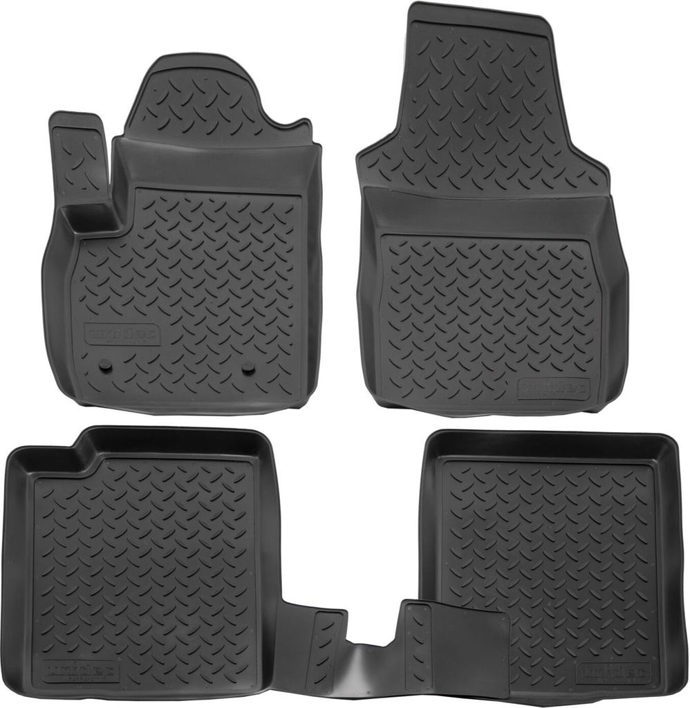 Tapis De Sol En Caoutchouc TPE Pour Fiat Panda 2003-2012 Image du produit 