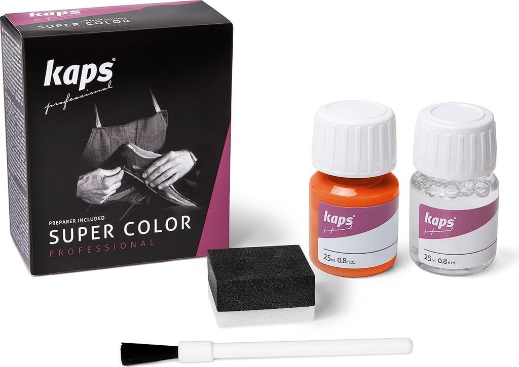 Kaps super colour Leder- & Kunstlederfarbe inkl. Reiniger - Produktbild 