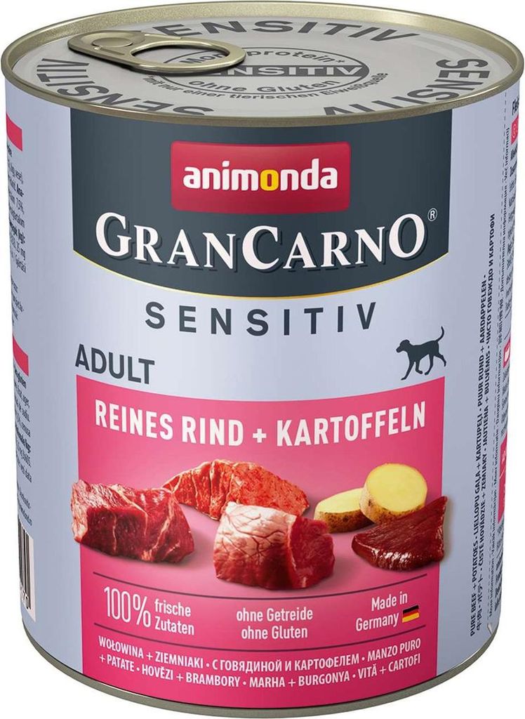 animonda GranCarno pure beef + potatoes, Adult, Rind, Produktbild 