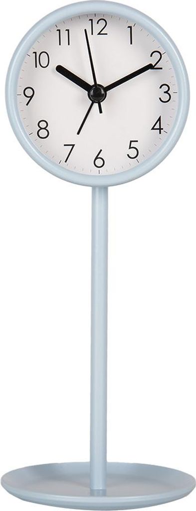 Clayre & Eef Analogwecker Ø 9x21 cm Blau Metall