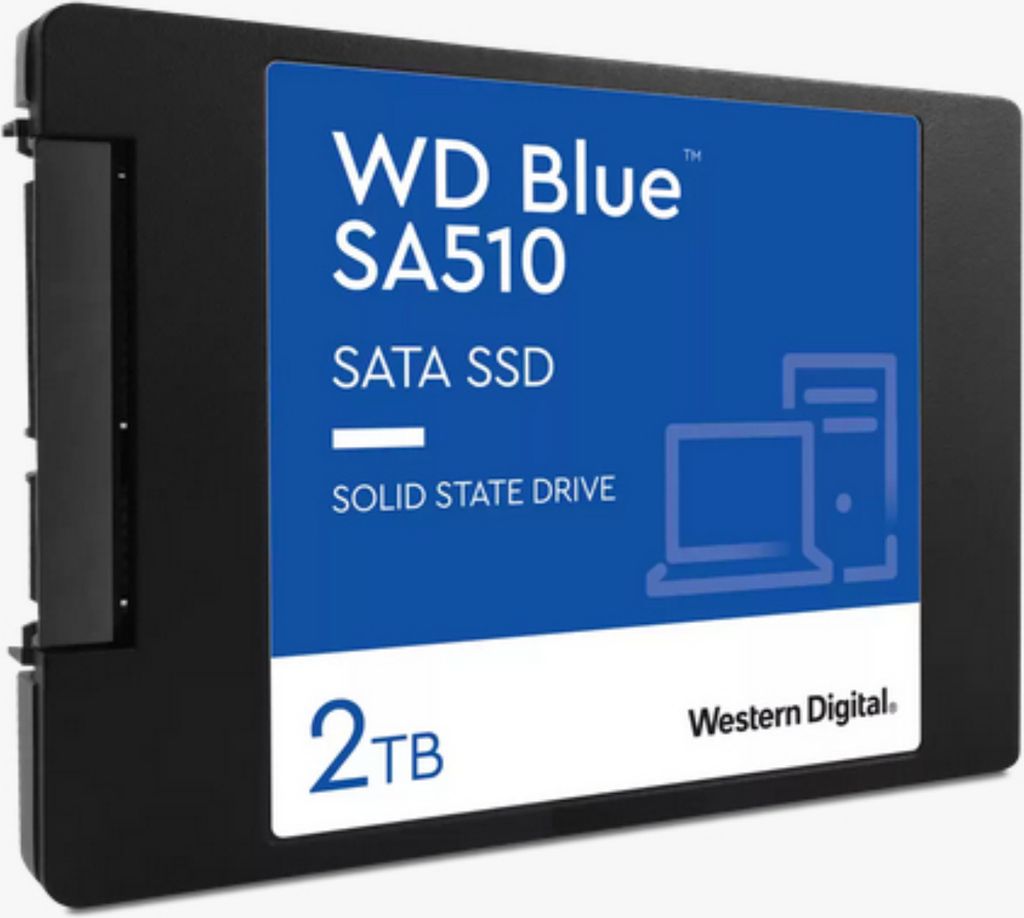 HDSSD 2.5" 2 TB WD Blue™ SA510 PC 3D SSD 7mm Produktbild 
