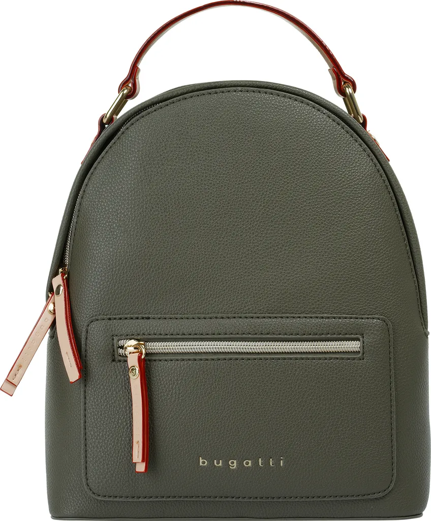 Sac à Dos Bugatti Ella Vert Olive - Idéal pour Travail et Sorties - 16