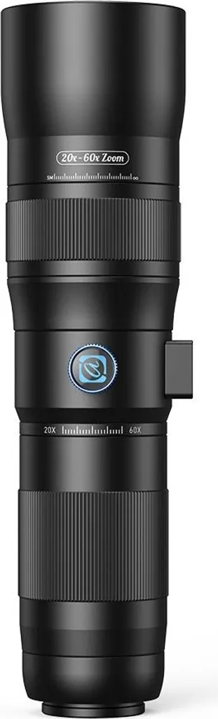 INF Téléobjectif Zoom 20-60x pour Smartphone iPhone et Android Noir