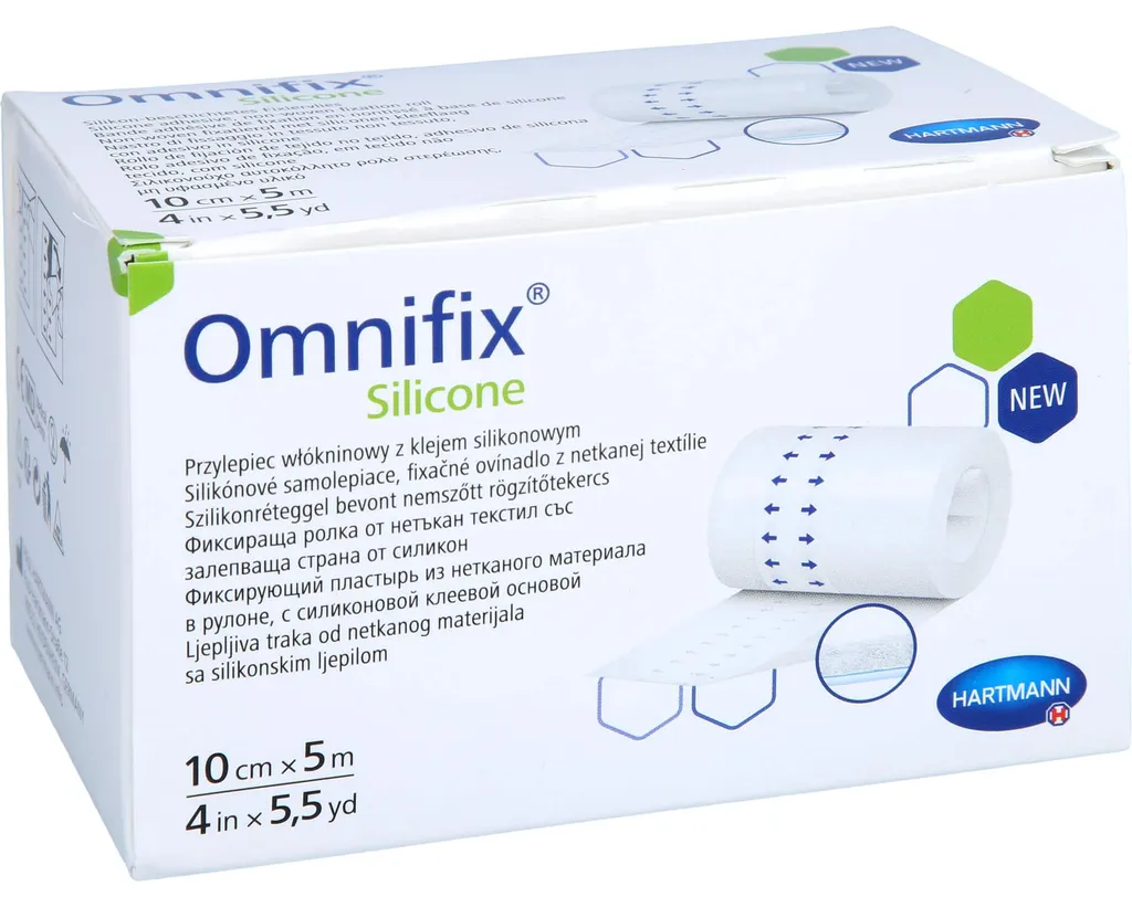 Fixer un Pansement sans Douleur - Omnifix Silicone Non-Tissé 10cmx5m