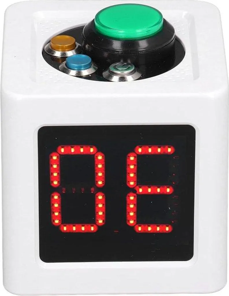 Minuterie numérique 35 cm avec 4 comptes à rebours et grand écran LED