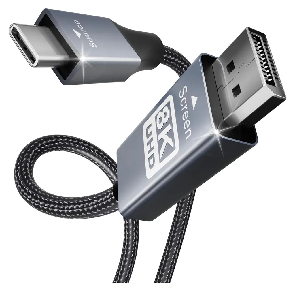 Câble USB C vers DisplayPort 8K BENFEI cordon vidéo 2m pour MacBook Pro