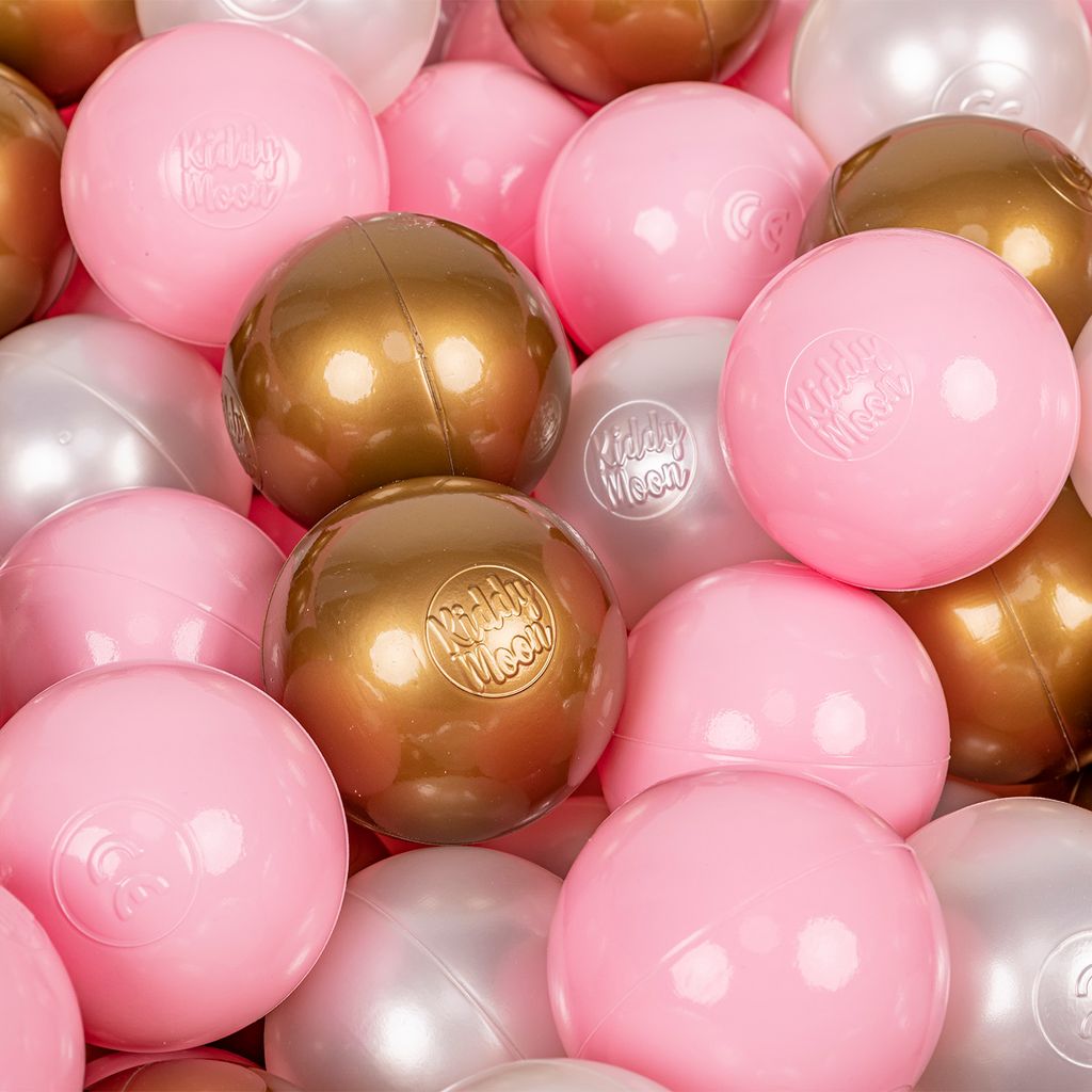 KiddyMoon Mehrfarbige Plastikbälle 200 ∅7cm Bälle Und Spielbälle Für Bällebad Für Babys Und Kinder