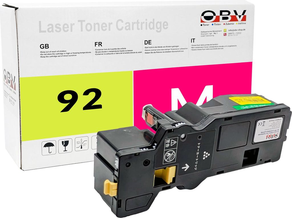 OBV Toner für Konica Minolta TNP-92 bizhub C3120i Magenta, AE1Y250 TNP92M