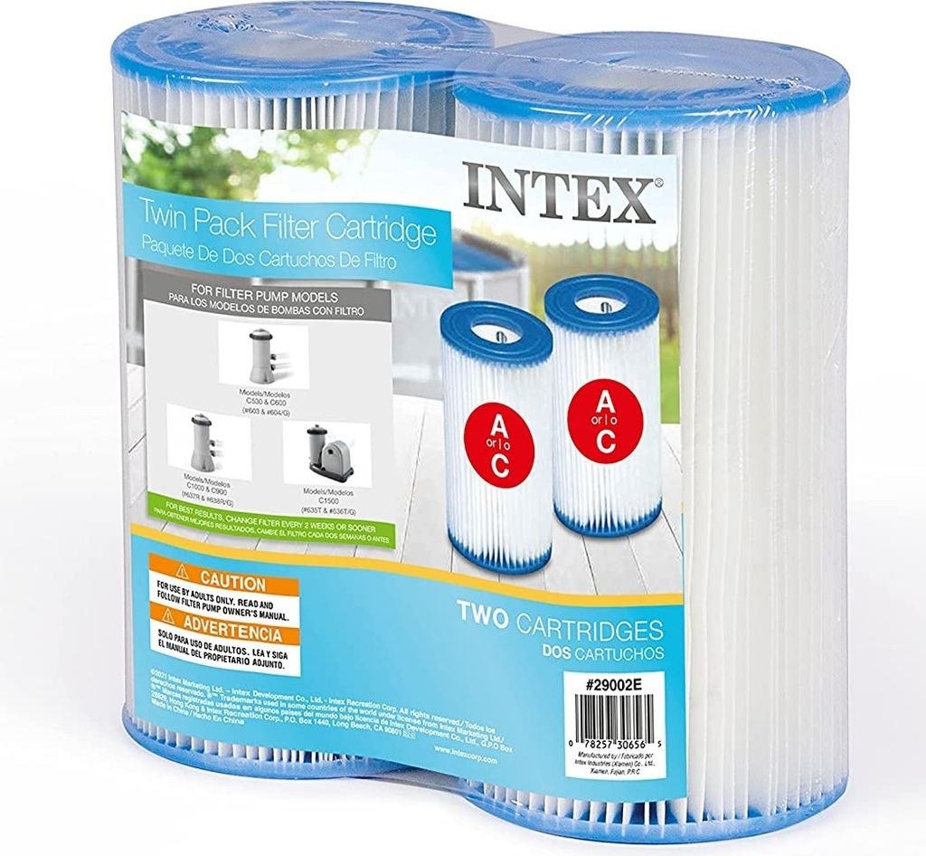 Filterkartusche für Pools von Intex, Typ A, Doppelpack Produktbild 