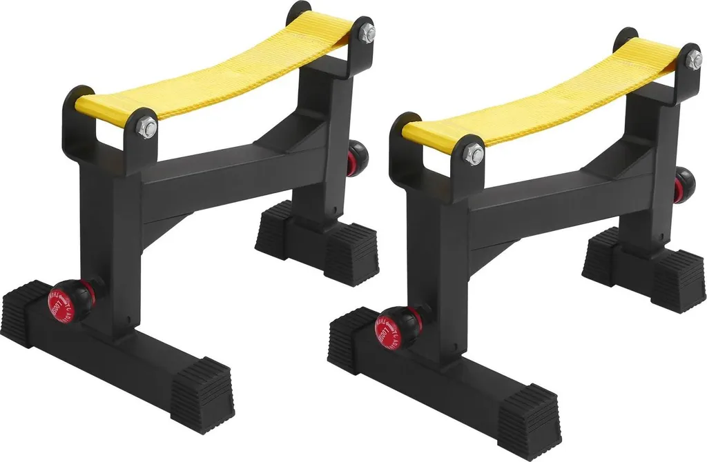 Blocs haltères 300kg en acier et nylon - Hauteur ajustable 30-40 cm