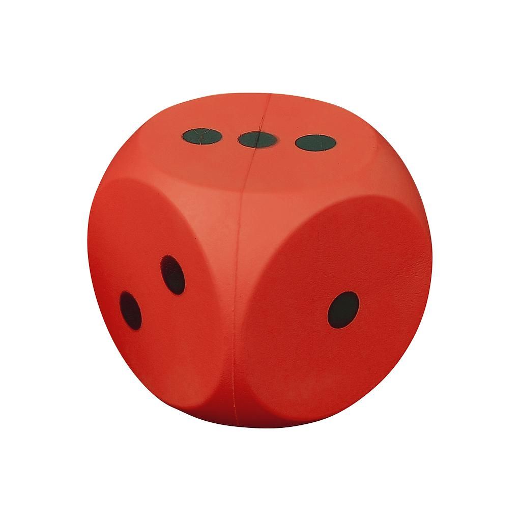 Pre-Sport Schaumstoffwürfel rot - Lernspielzeug 14 cm