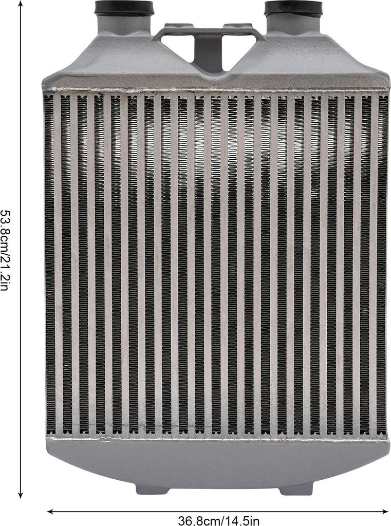 Intercooler Ibiza Mk4 - Ladeluftkühler Doppelreihen-Rohr - Aluminiumlegierung - 78x40x7 cm - 60 psi - Für 1.9 130PD Diesel & 1.8 Turbo