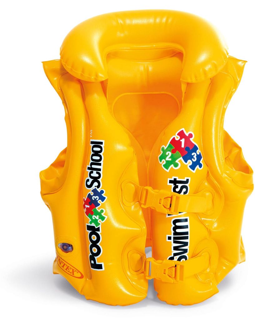 Intex Deluxe Swim Vest Pool School Step 2, Gelb, Produktbild 