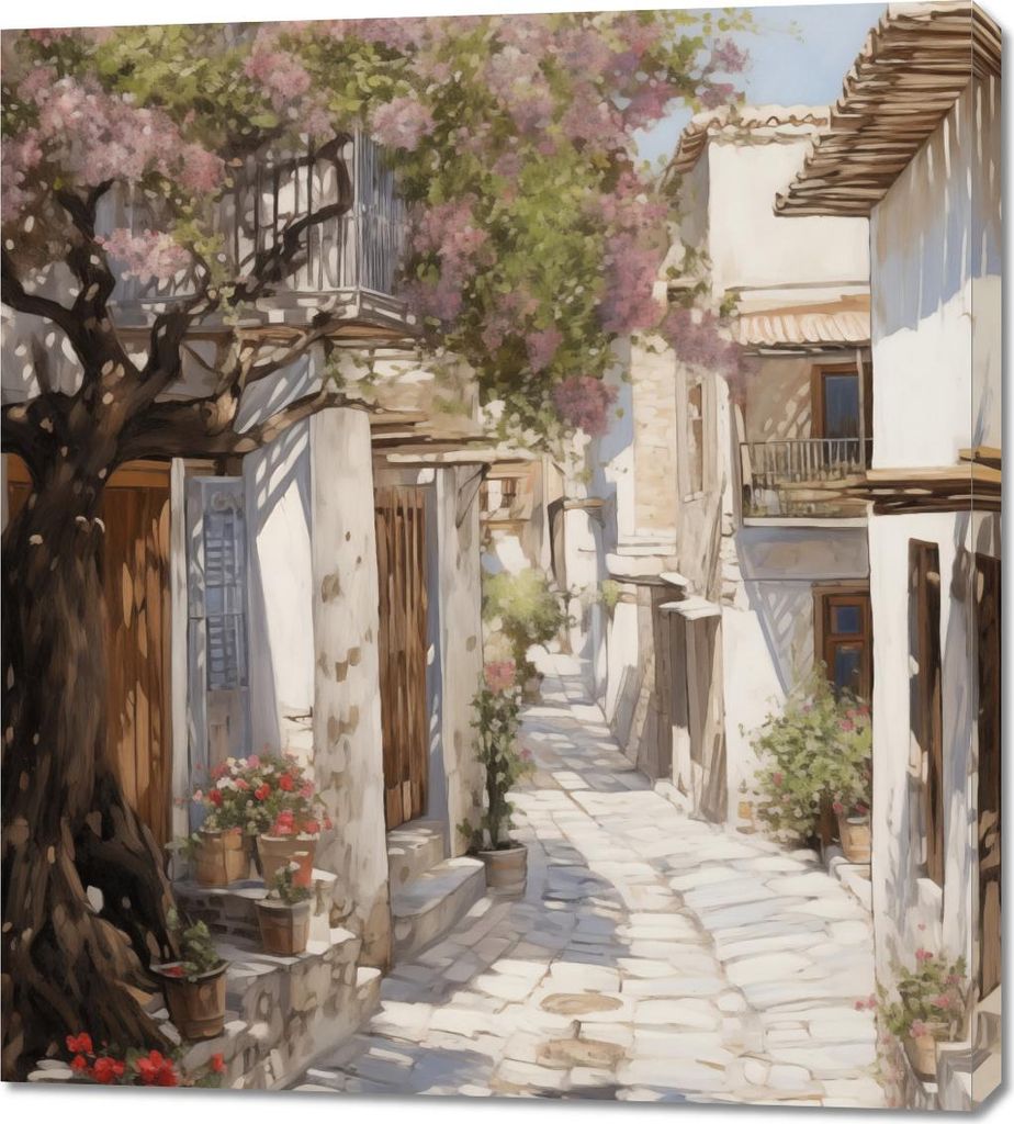 Bild 90x100cm Charme der Altstadt