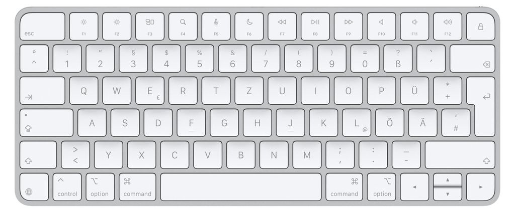 Apple Magic Keyboard (USB-C), weiß/silber, USB/Bluetooth, Produktbild 