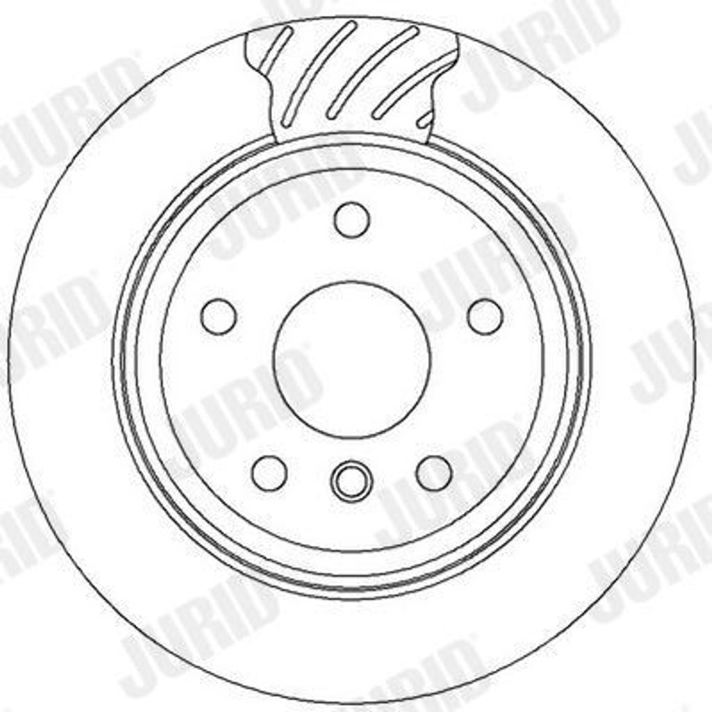 2x JURID Bremsscheibe 562353J für BMW 3 Limousine (E46) 3 Touring (E46) 60 5mm