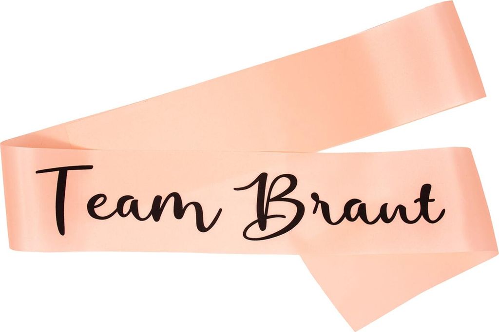 Oblique Unique Schärpe Team Braut JGA Produktbild 
