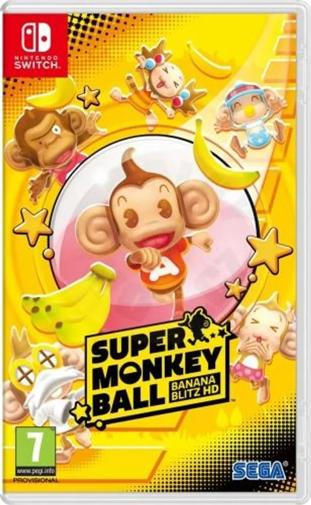 Jeu Nintendo Switch Super Monkey Ball Banana Blitz HD Party Game Famille