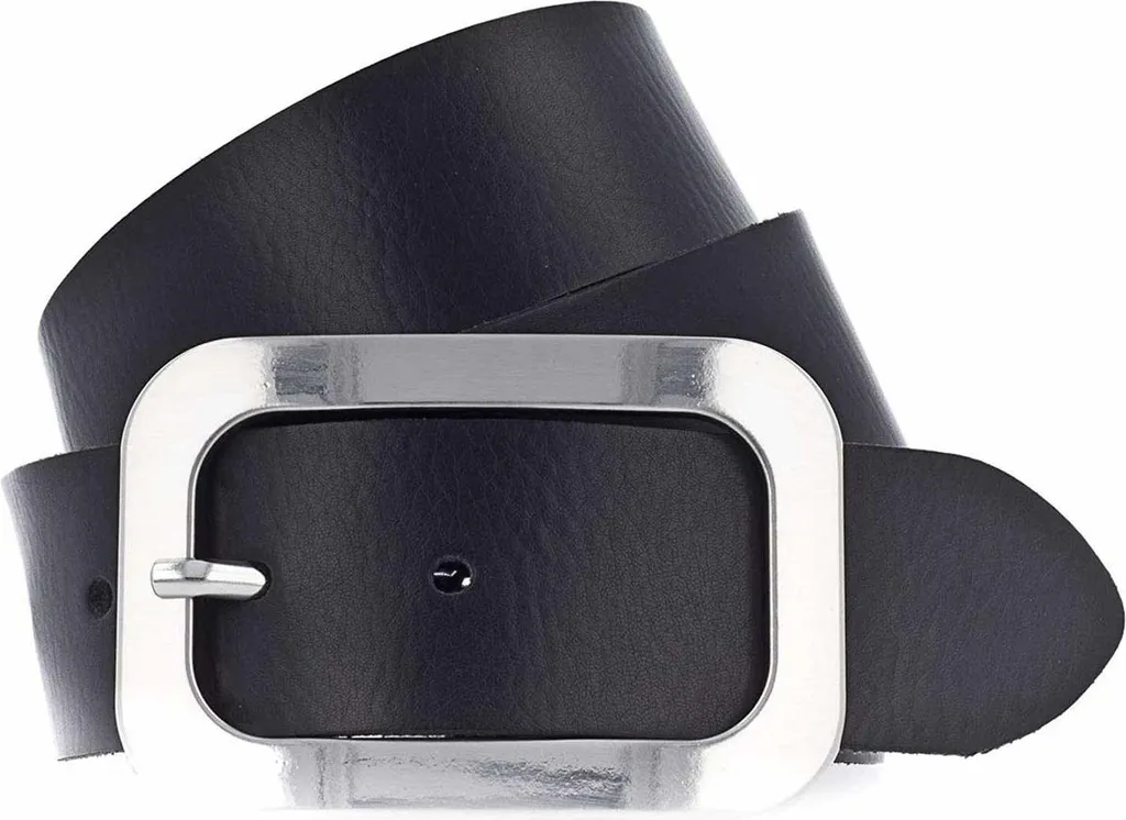 Vanzetti Pelle Cintura Classics 40mm Belt W95 Nero - Vera Pelle