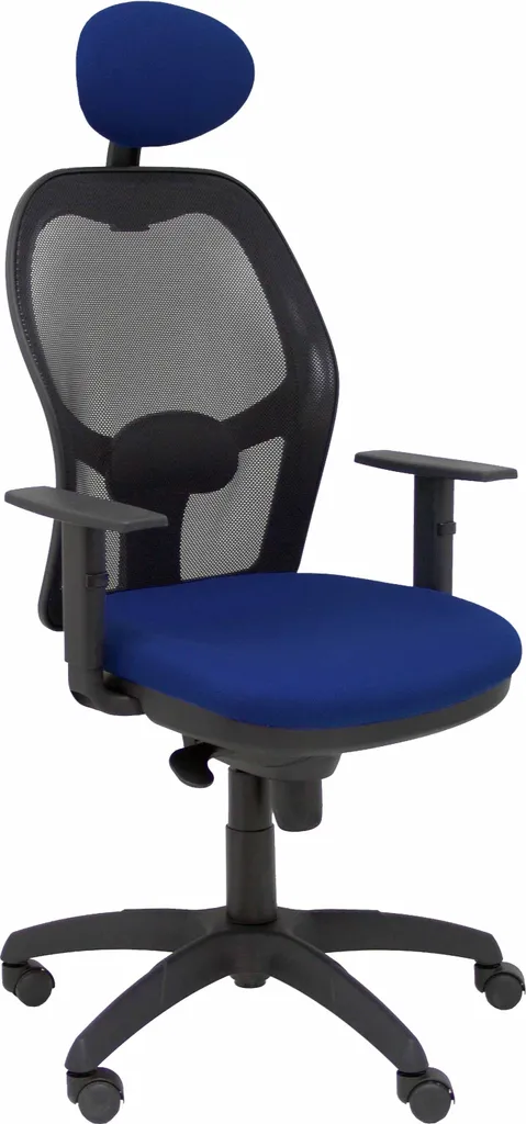 Chaise de bureau Jorquera Piqueras y Crespo Piqu7 Tissu Bali Bleu Marine