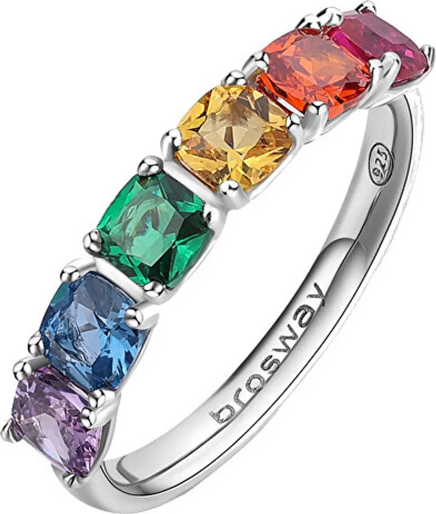 Brosway Fancy Joyful Rainbow FJR07 Anello Arcobaleno Argento 925