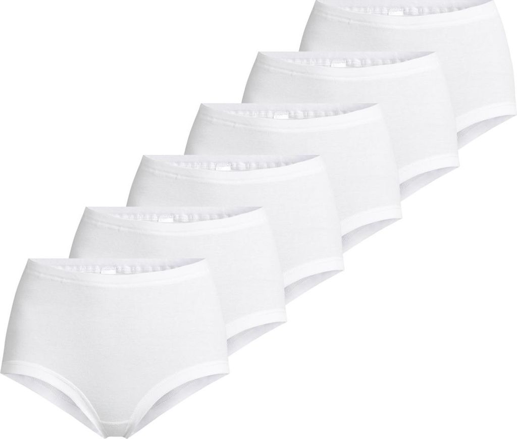 Nina von C. 6er Pack Daily Taillen Slip Natürliches, hautfreundliches Material, Weiche Bündchen für komfortablen Sitz, Bequemes Basic für jeden...