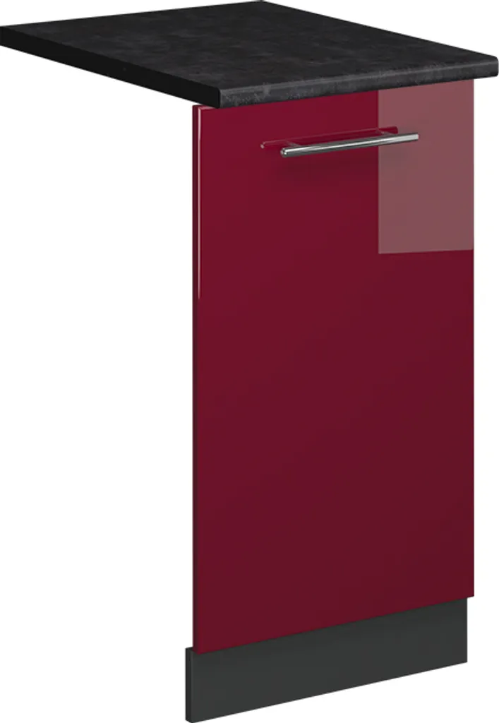 Ricambio Pannello Lavastoviglie 45cm Vicco | Rosso Bordeaux e Antracite