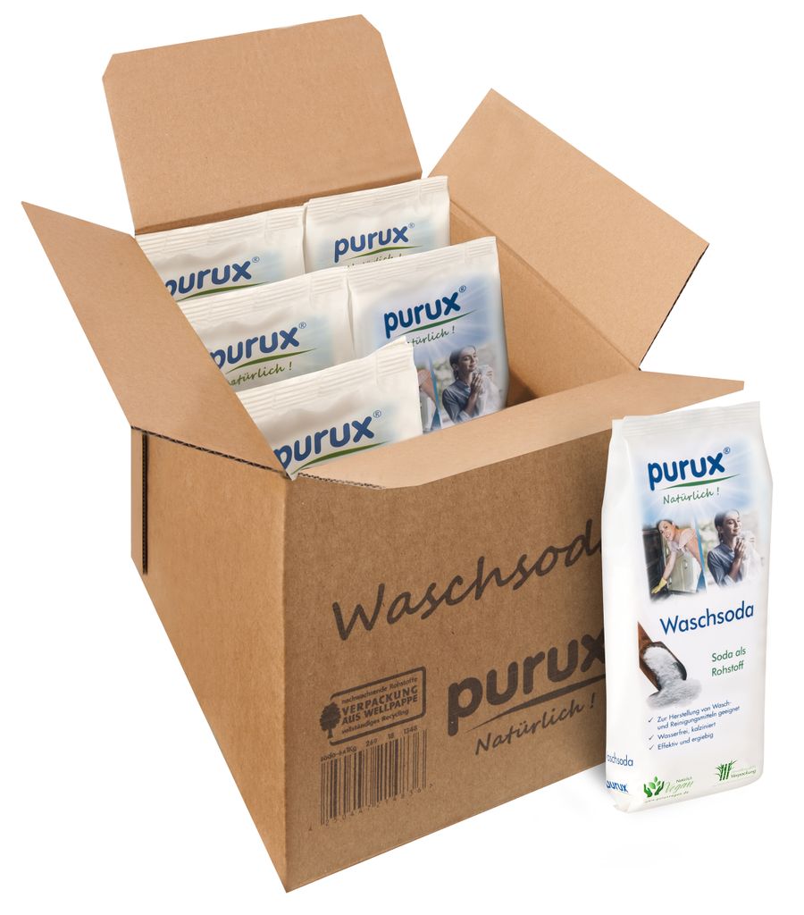 Waschsoda Pulver 5kg + 1kg Bonus Natriumcarbonat, reine Produktbild 
