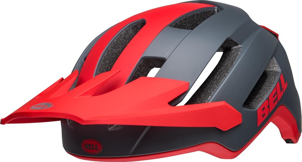 Bell 4Forty Air Mips matte gray/red M Dunkelgrau