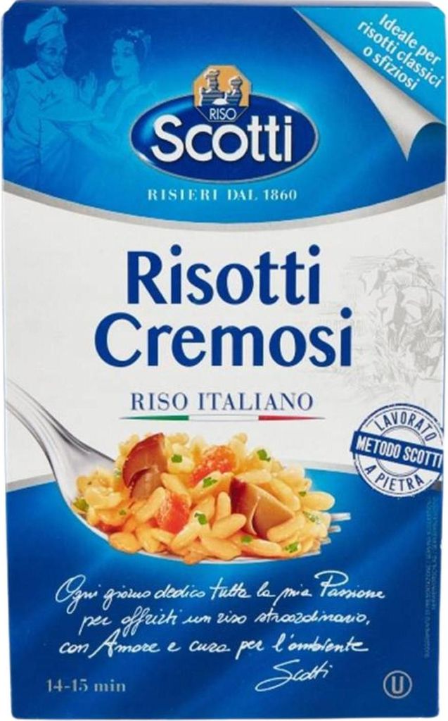 Scotti Risotti Cremosi włoski ryż risotto 800g Zdjęcie produktu 