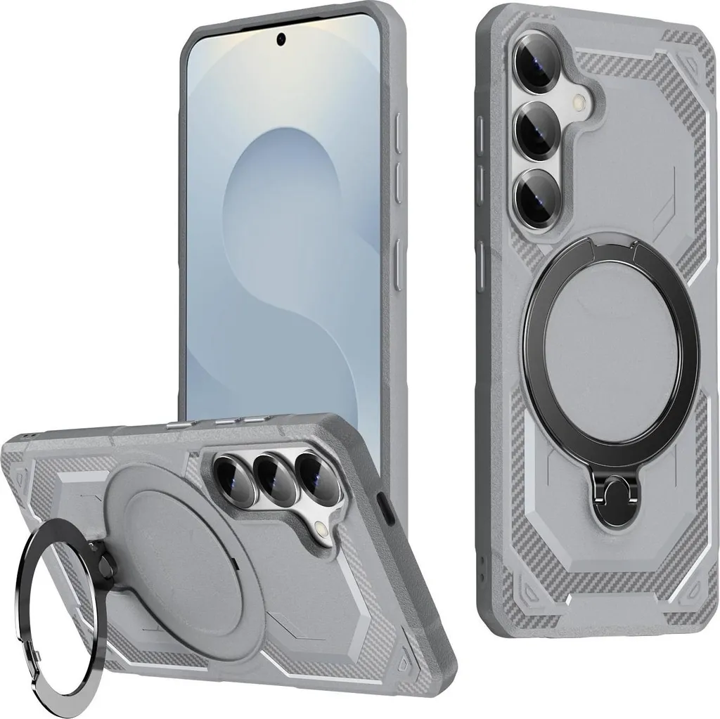 Custodia Samsung Galaxy S25 Plus MagSafe Phonesta IronLock Grigio