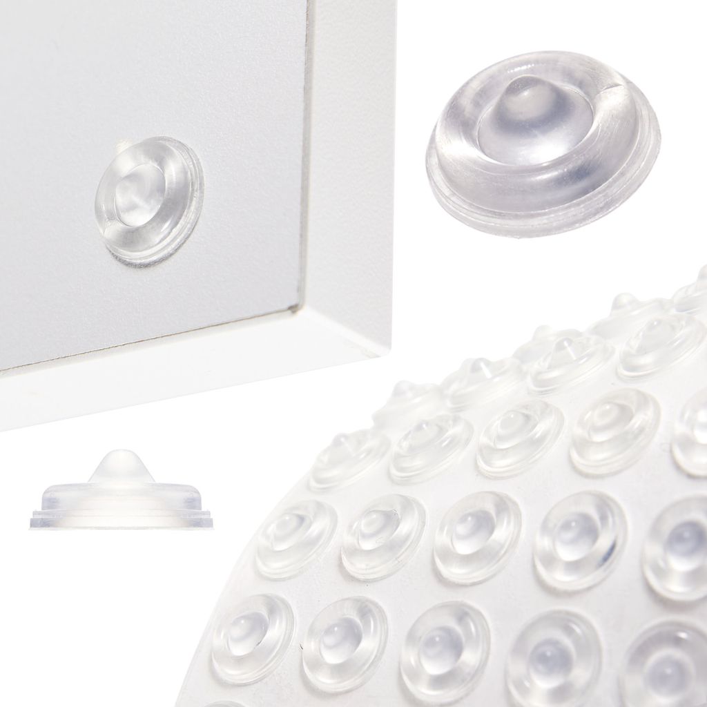 Aga Selbstklebender Silikonpuffer 1,3 cm 50 Stück