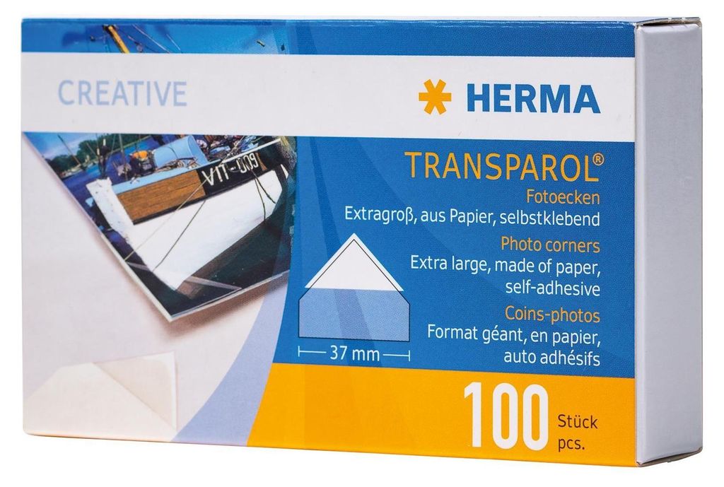 HERMA Transparol - Angoli protettivi x 100 Immagine del prodotto 