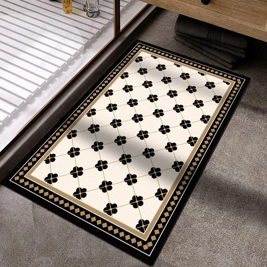 Tappeto da bagno assorbente antiscivolo Tappeto da bagno rettangolare, 40x60 cm
