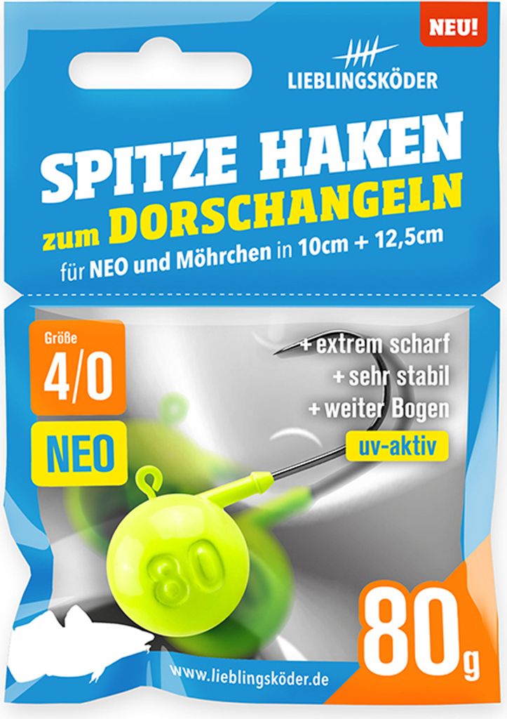 Lieblingsköder Spitze Haken 4/0 Neo | 80g NEO