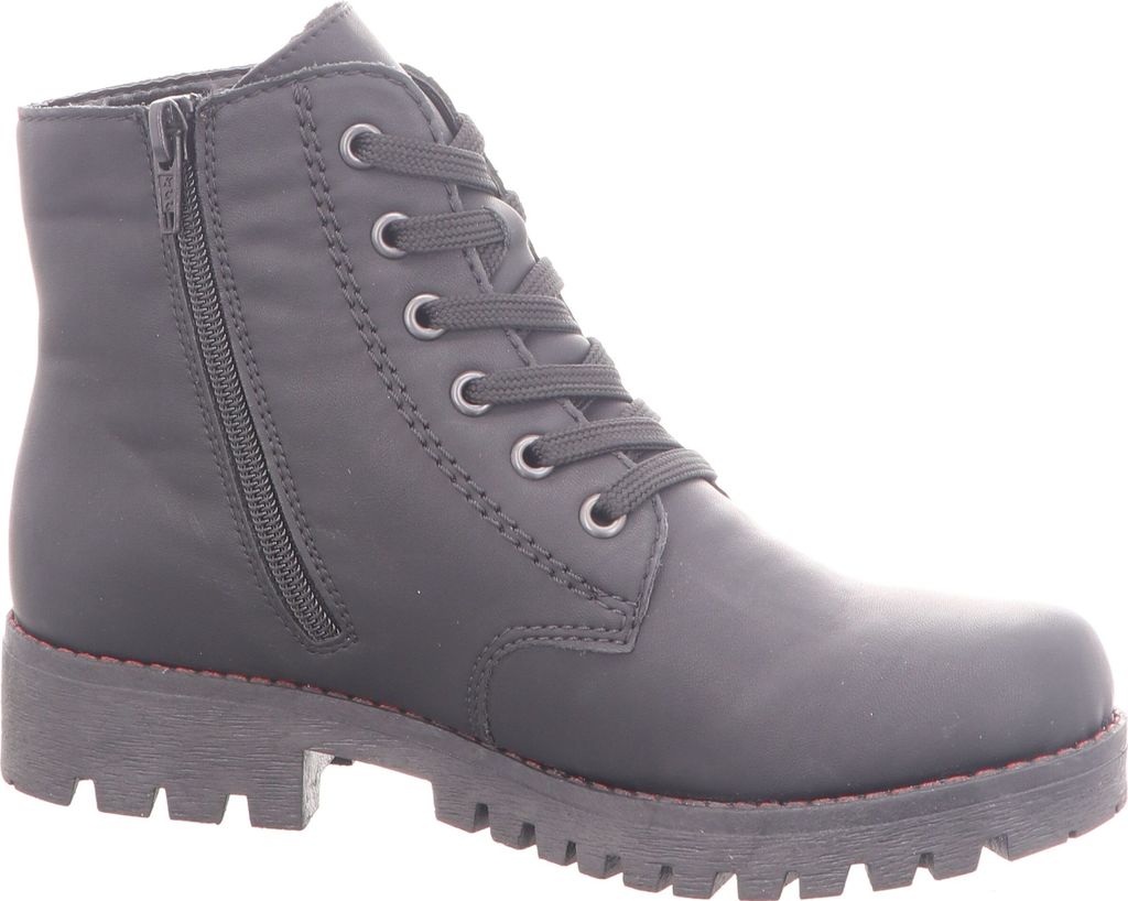 Rieker Schnürstiefel - Tiefschwarz Kunstleder Größe: 39 Produktbild 51