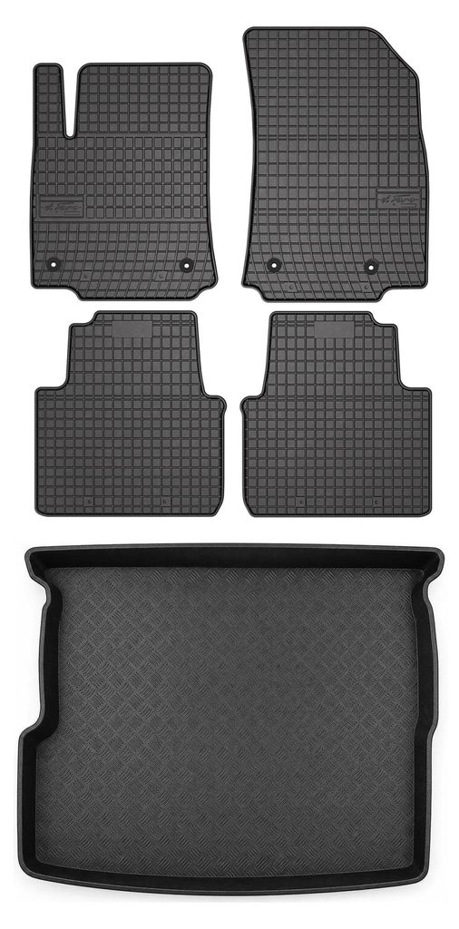 Tapis en caoutchouc + bac de coffre pour Citroën C3 Image du produit 