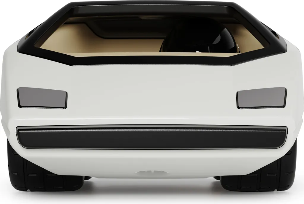 Playforever Colomba OVNI - Voiture de Course Design Blanc et Or - 3