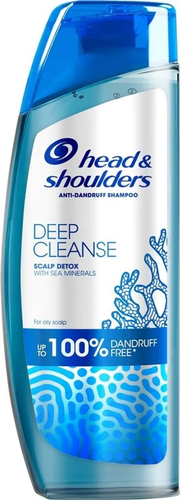 Head & Shoulders Deep Cleanse Scalp Detox Shampooing Antipelliculaire 300ml