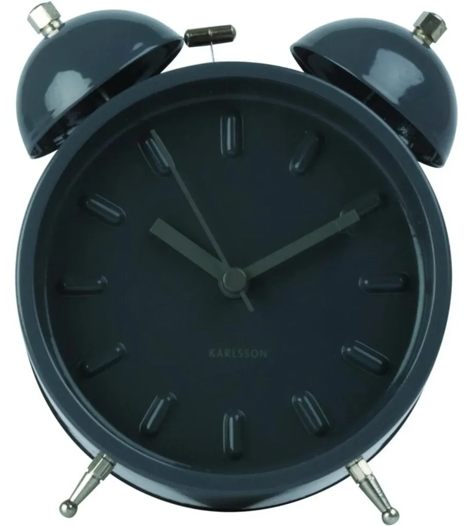 Réveil KA5225GY Karlsson - Horloge Digitale Design Minimaliste Gris