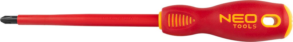 NEO TOOLS isolierter Schraubendreher für Elektriker VDE Isoliert bis 1000 V (32282) Länge 150 mm – PH3