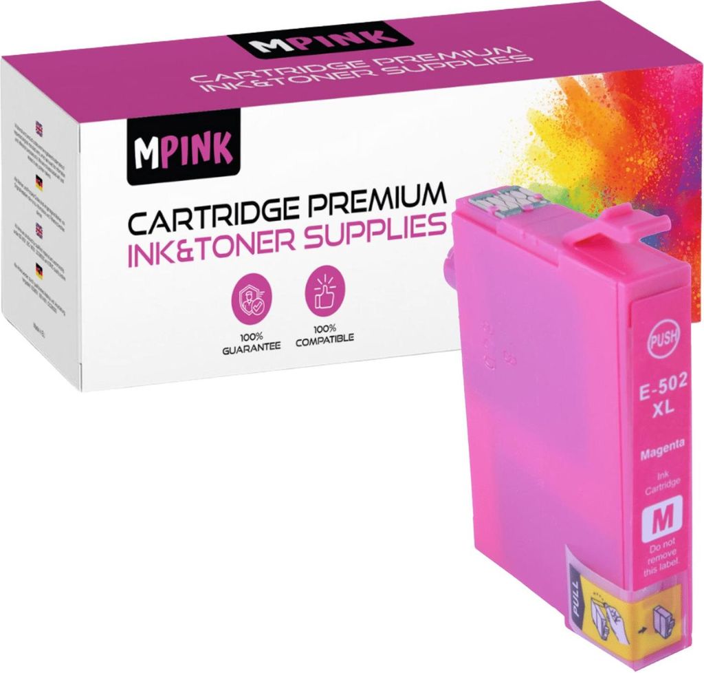 Druckerpatronen für Epson E502XL Magenta Expression Home XP-5100 5115 WF-2800 2885DWF