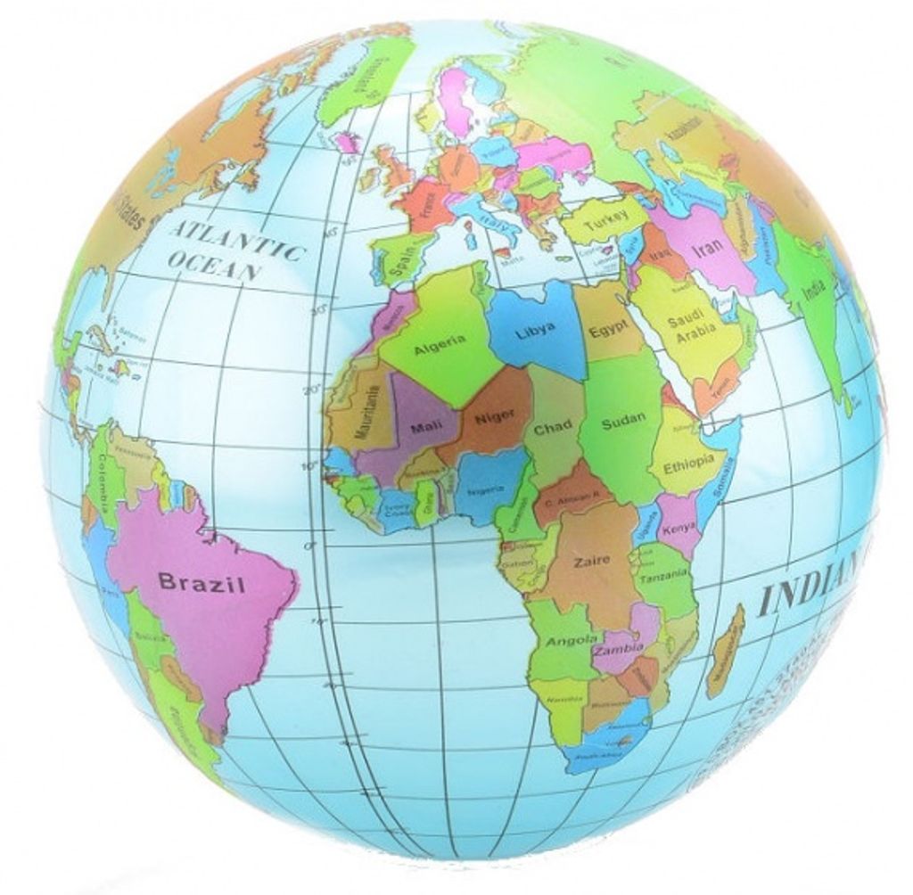 Mappamondo a sfera 23 cm Immagine del prodotto 